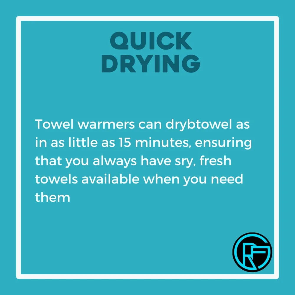 12-Bar Heated Towel Warmer & Drying Rack Wall Mounted Timer Remote White Plug-In